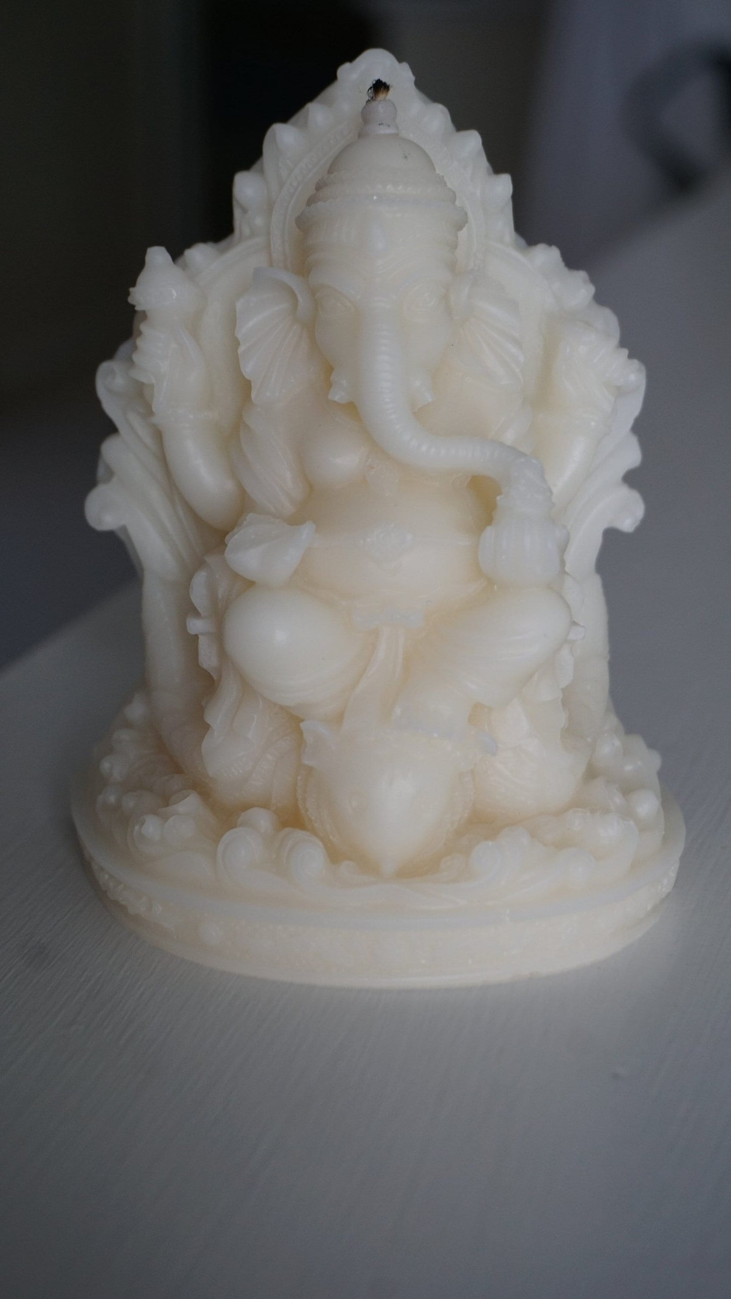 Lord Ganesha Candle - Religious Candle - Natural Soy Wax Candle - Home Decor Candles -Handmade Gift - Wedding Favors - Scented/Unscented