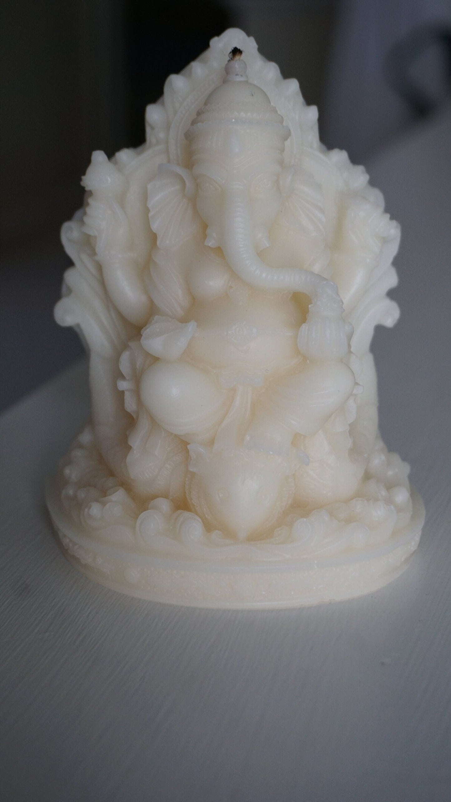 Lord Ganesha Candle - Religious Candle - Natural Soy Wax Candle - Home Decor Candles -Handmade Gift - Wedding Favors - Scented/Unscented